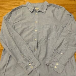 J Crew Men’s L Button Down Shirt Light Blue